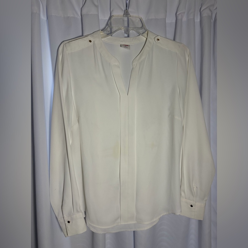 CASTRO White Blouse Sz Small